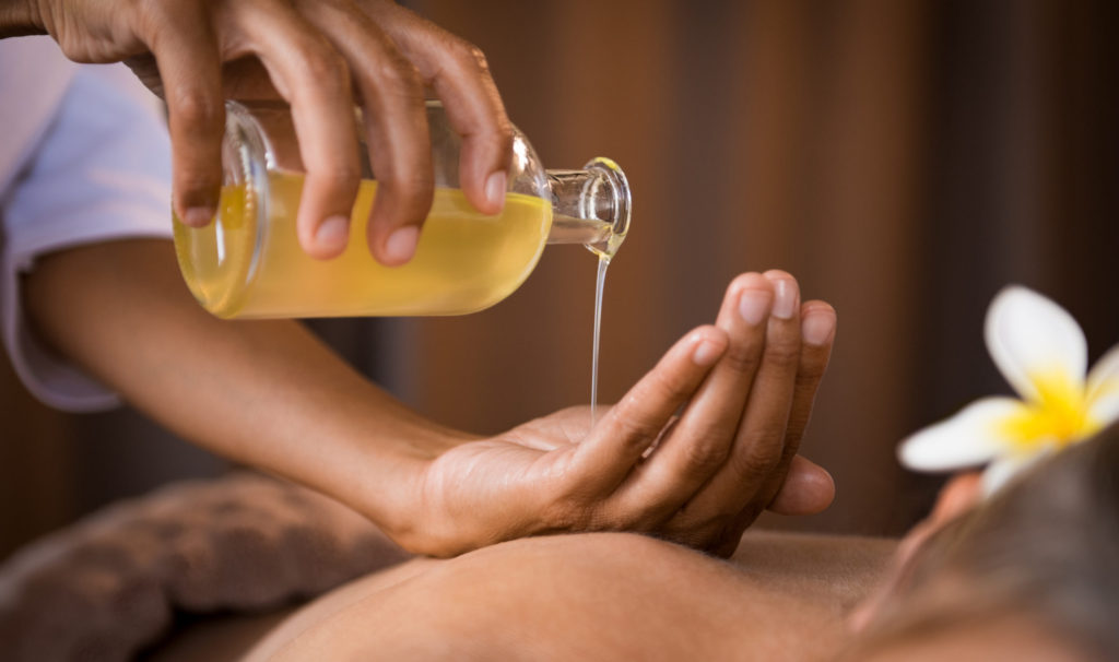 Aroma Therapy Oil Massage